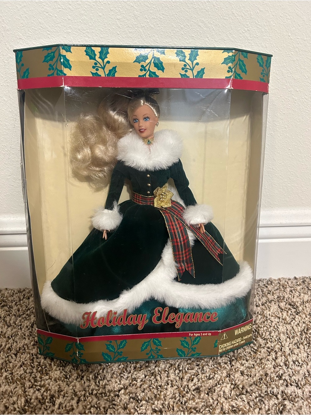 Holiday Elegance Green Velvet Collector Doll by Jakks Pacific 2001